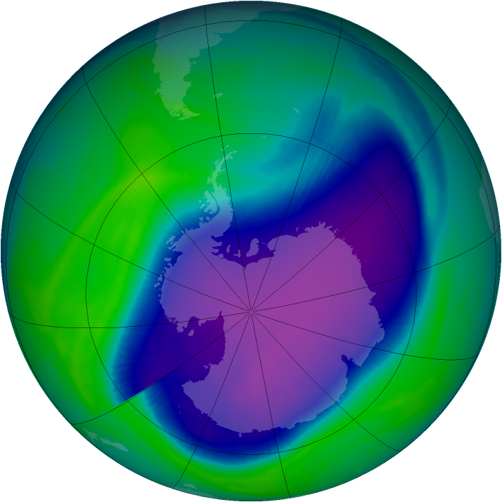 Ozone Map 2006-10-13